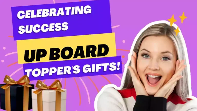 UP Board Topper Laptop gift