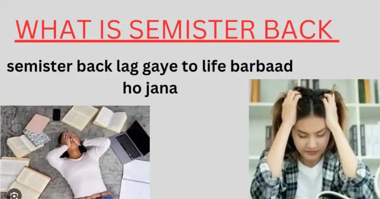 What is semester back