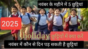 November 2025 Holiday List